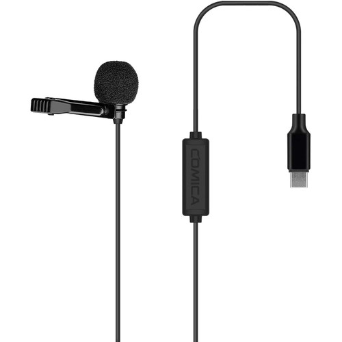 Comica Audio CVM-V01SP(UC) Omnidirectional USB Type-C Lavalier Microphone for Android Devices (6M Cable)