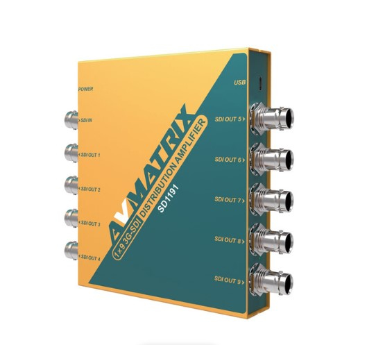 AVMATRIX SD1191 1-9 3G-SDI Distribution Amplifier