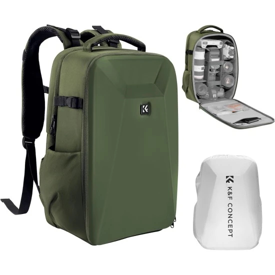 K&F Concept Camera Backpack 22L Nature Wander 10(Green)