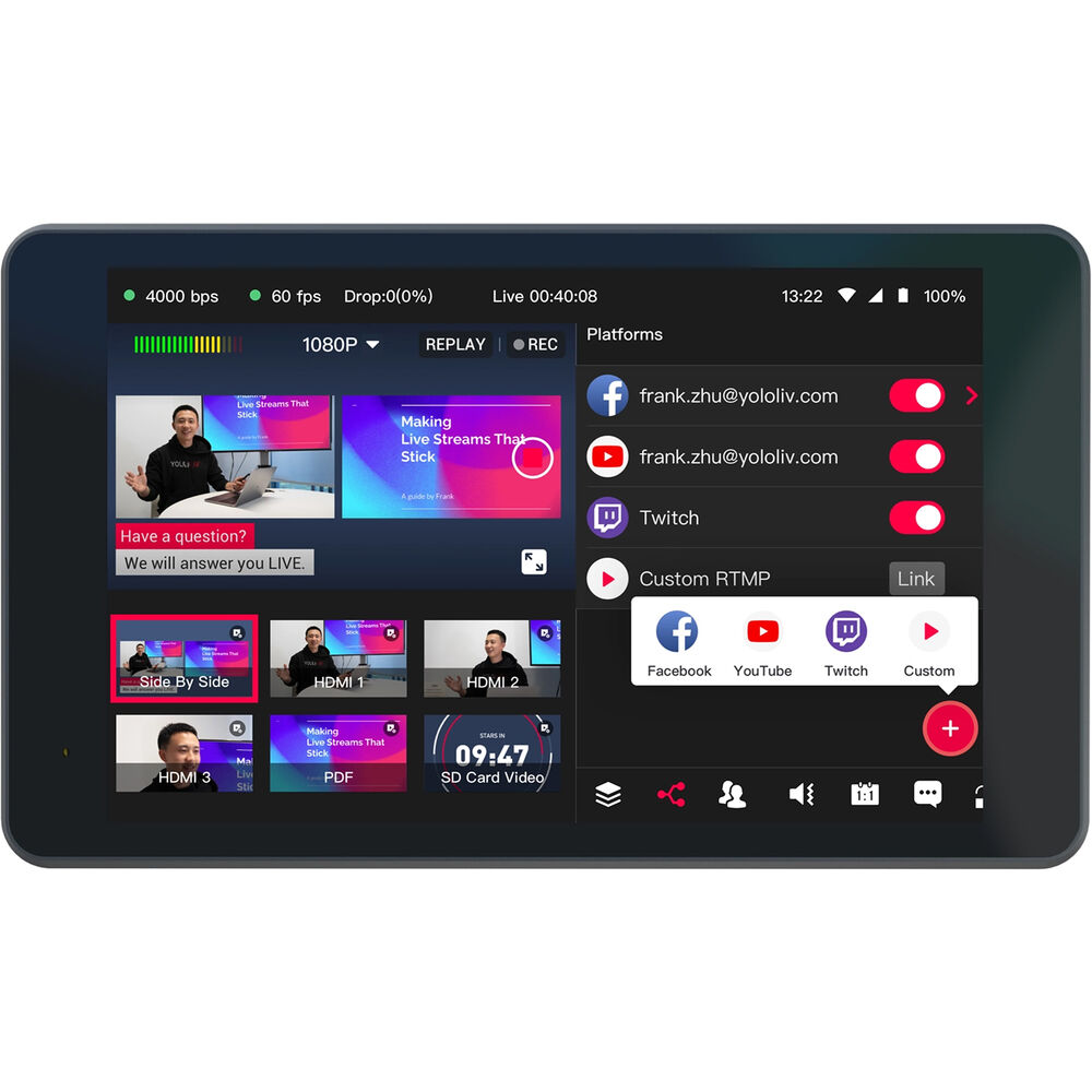 YoloLiv YoloBox Pro All-in-One Multi-Camera Switching and Live Streaming System