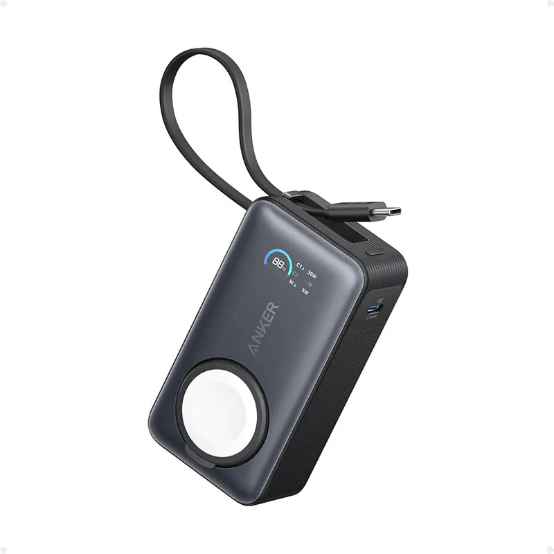 Anker MagGo Power Bank (10K, 35W, For Apple Watch) – A1657H11 – Black