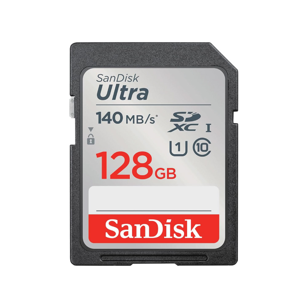 SanDisk 128GB Ultra SDXC UHS-I SD Card, Up to 140MB/s