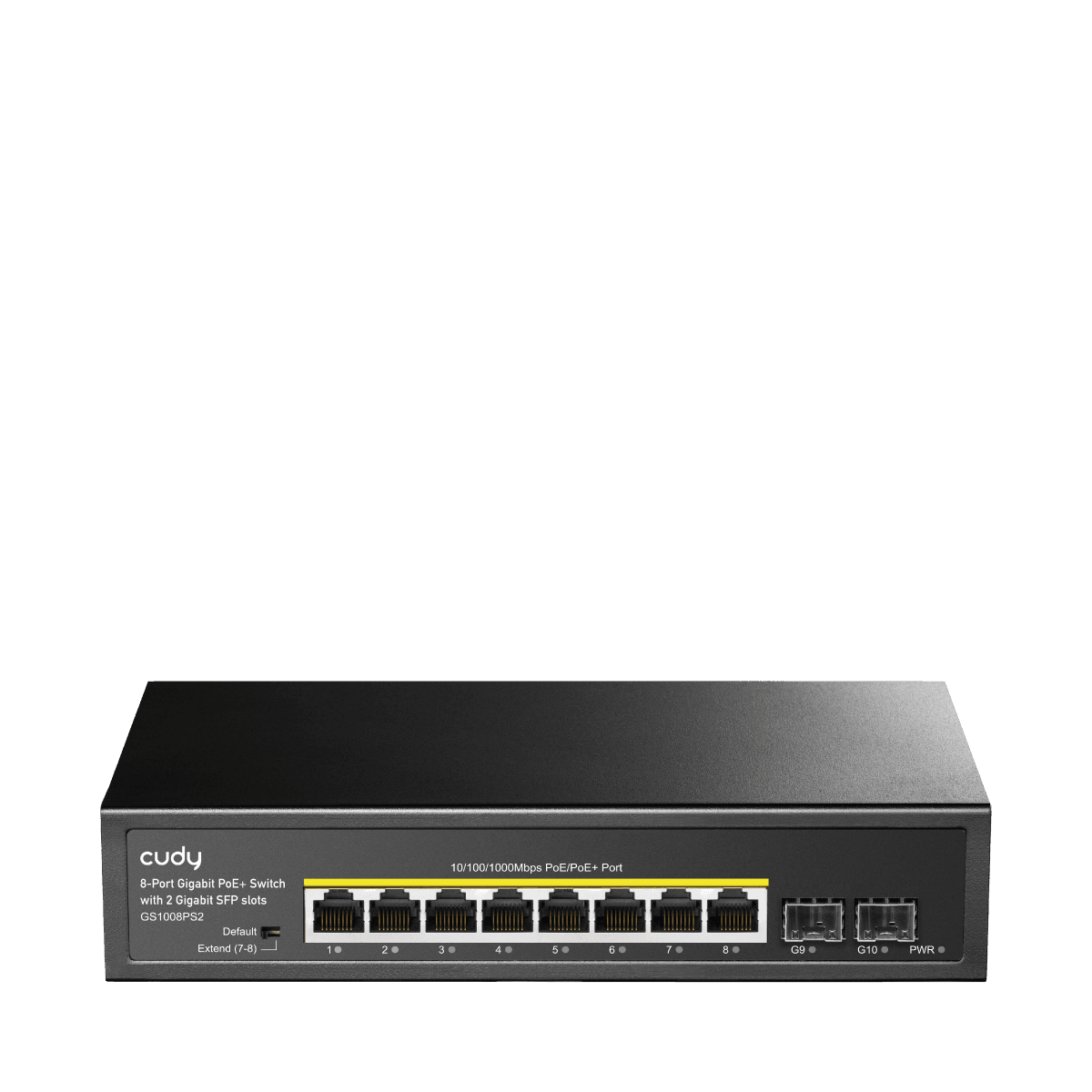 Cudy 8-Port Gigabit PoE+ Switch with 2 Gigabit SFP Slots