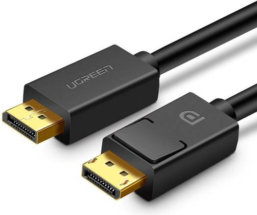 UGREEN DP102 10213 Display Port to Display Port 4K @60Hz Gold-Plated Connector 5 Meters Cable Length – Black