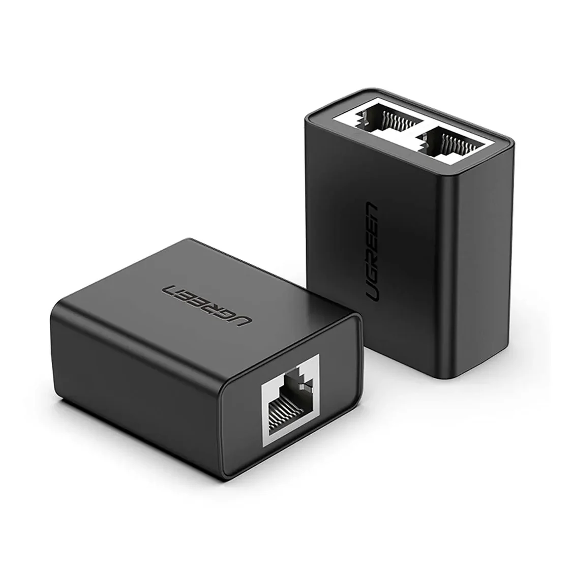 UGREEN RJ45 Splitter 1 to 2 Ethernet Adapter ABS Case Pack of 2 LAN Network Cable Extender CM210 50923