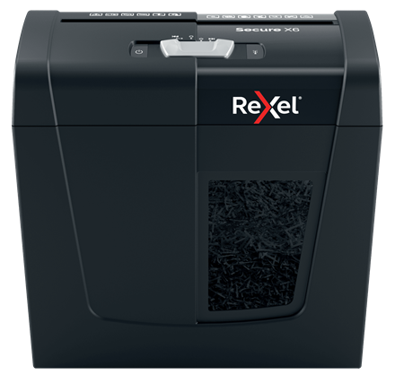 Rexel Shredder Secure X6 Cross Cut | 6 Sheets, 10 Litre, P4