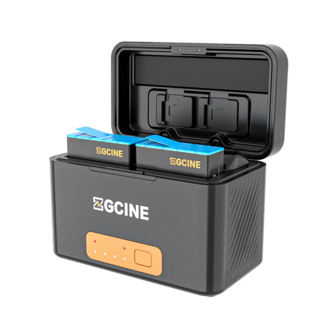 ZGCINE Charging case for GoPro + 2 Batteries 901 for hero 11, 10, 9, 8, 7, 6, 5