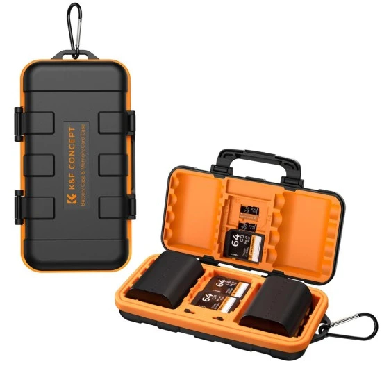 K&F Concept Camera Battery SD Card Holder Case