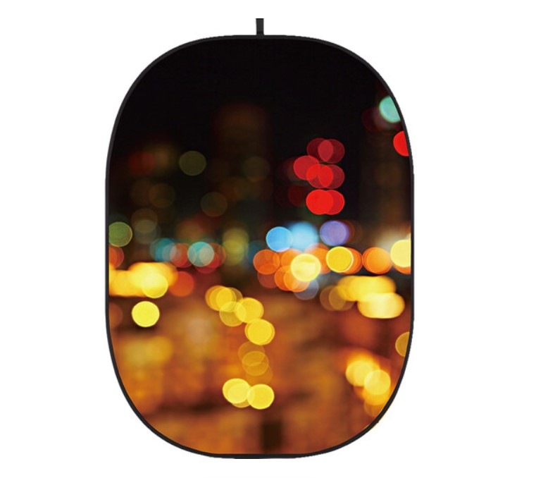 Godox 5 x 6' Collapsible Background (Bokeh Texture 5)