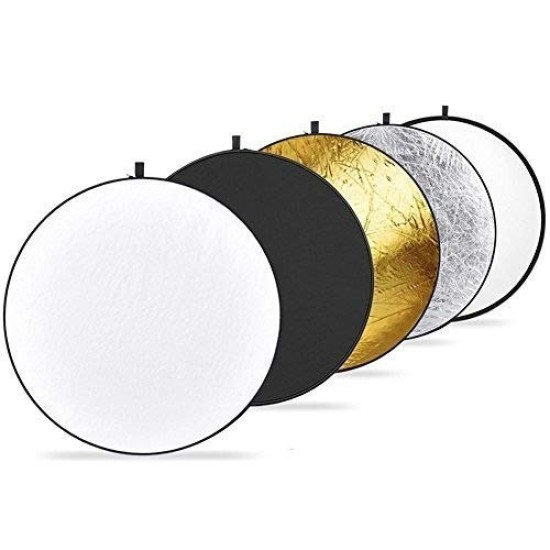 Godox Photography Reflector 110cm/43 inch 5 in 1 - Translucent Silver Gold White and Black