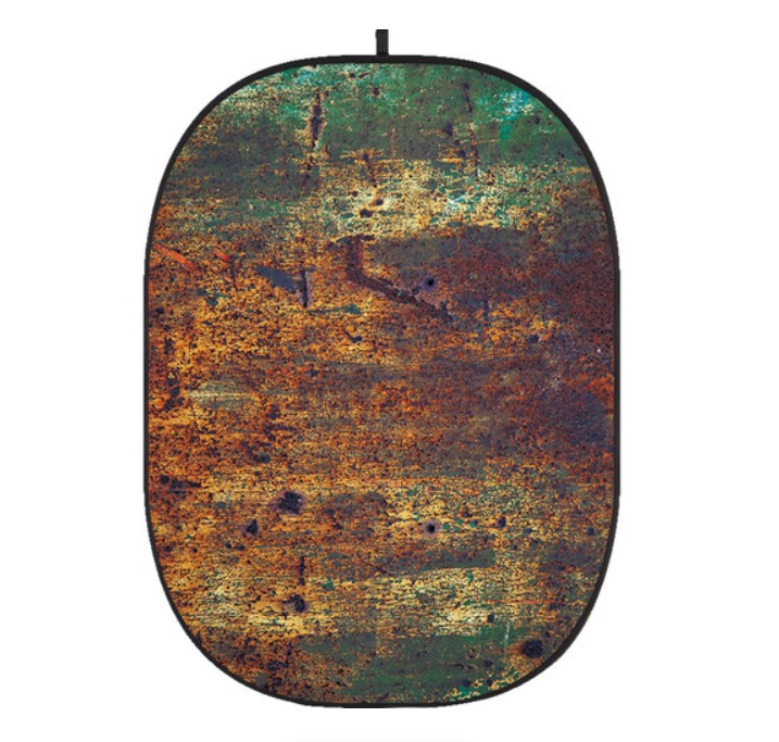 Godox 5 x 6' Collapsible Background (Rusty Wall 8)