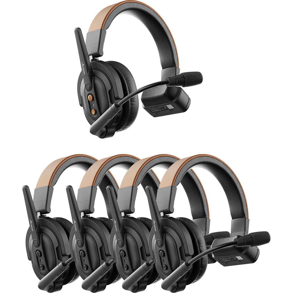 Accsoon CoMo SE Full-Duplex 5-Person Wireless Intercom System (2.4 GHz)