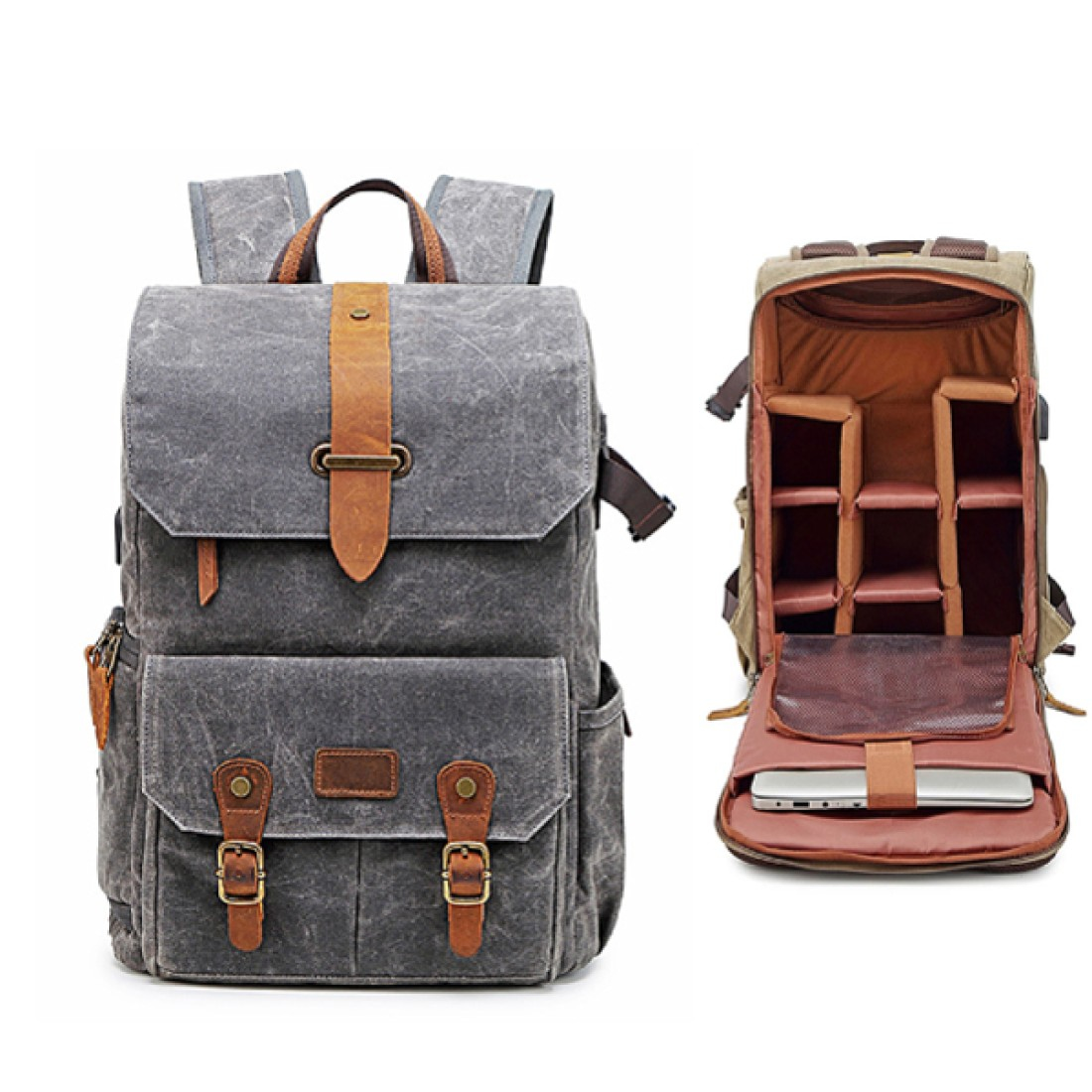 Dark Grey Camera Bag