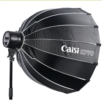 Caisi CS-KP70 Softbox – 70cm Deep Parabolic with Grid and Dual Diffusion