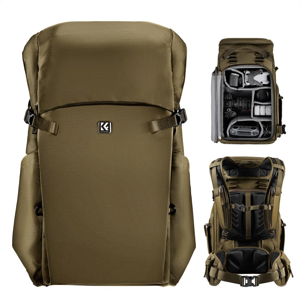 K&F Concept 30L Champagne Camera Backpack