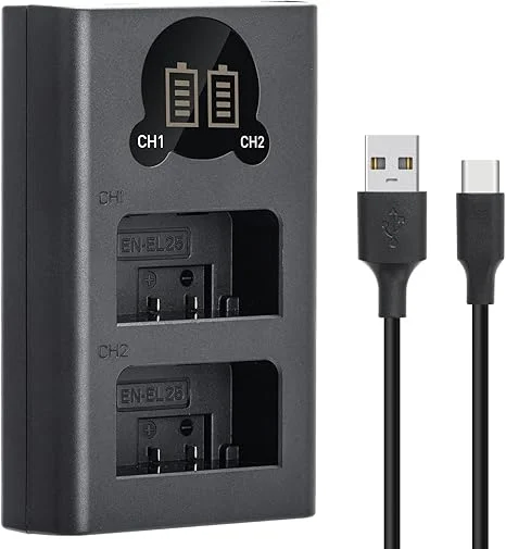 Caisi CS-LP-E8 Dual Battery Charger for Canon LP-E8 Batteries