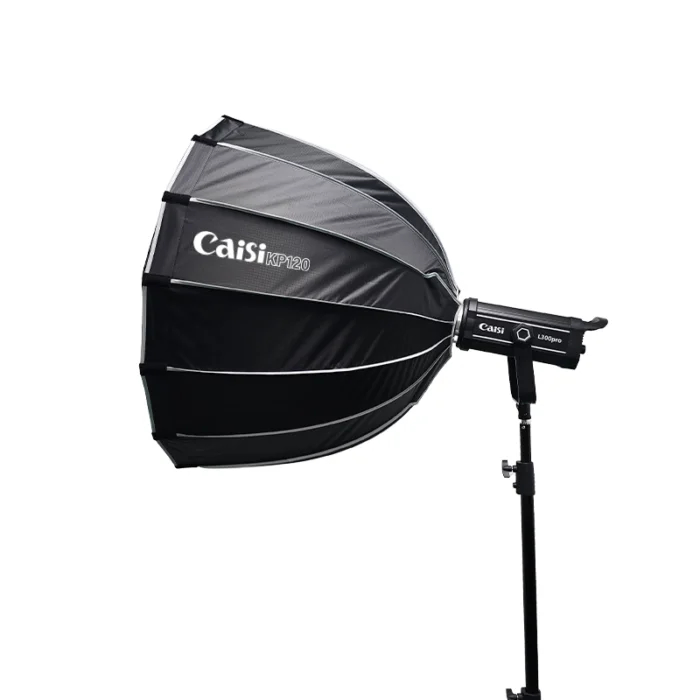 Caisi CS-KP120 120cm Deep Parabolic Softbox with Grid and 2 Diffusers