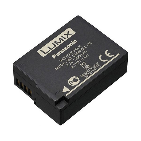 Panasonic DMW-BLC12/12E/12PP rechargeable lithium-ion battery
