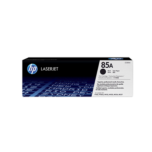 HP 85A Black Original LaserJet Toner Cartridge (CE285A)
