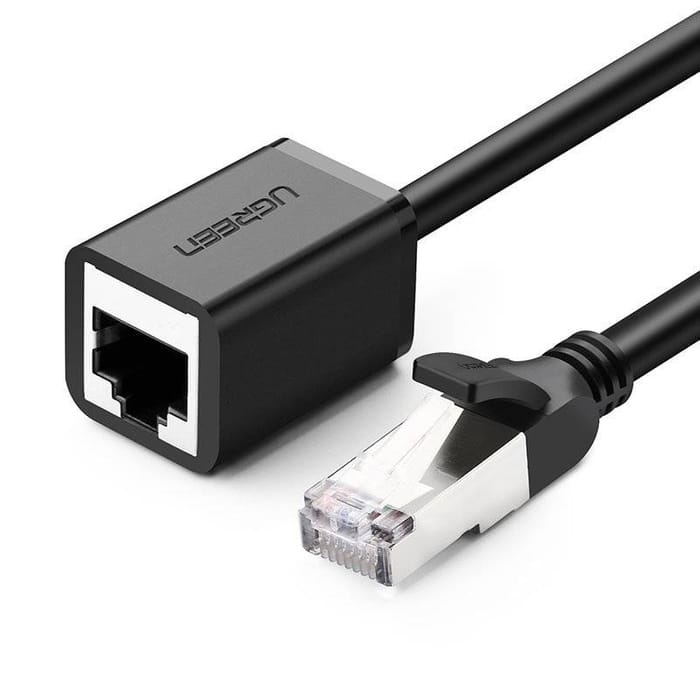 Ugreen Extension Cable Ethernet RJ45 Cat 6 FTP 1000Mbps 5m Black NW112 11283