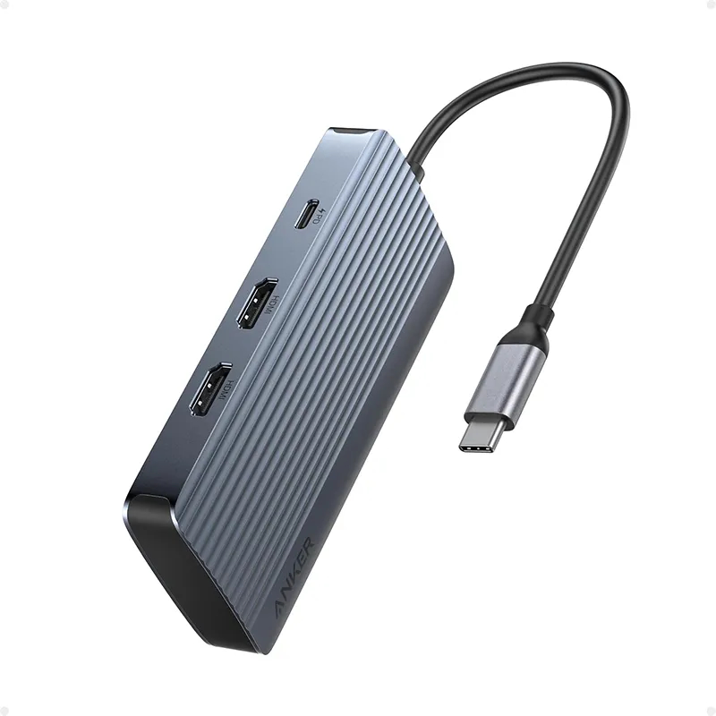 Anker USB-C Hub (7-in-1, Dual Display) – A8374AA1 – Gray