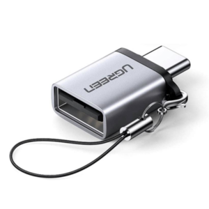 UGREEN Type C to USB 3.0 Adapter Cable with Lanyard OTG (Space Gray) – US270 50283