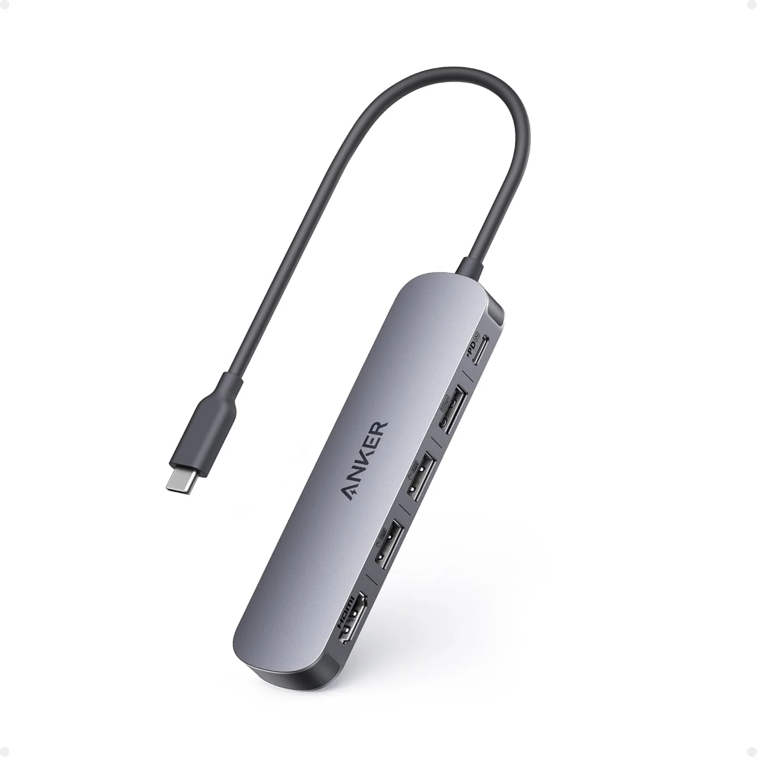 Anker USB-C Hub (5-in-1, 4K HDMI) – A8357HA0 – Black