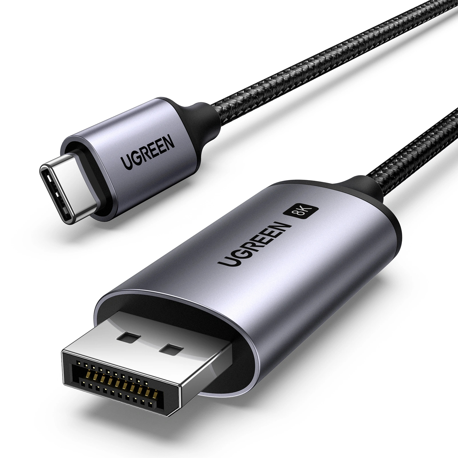 UGREEN CM556 25839 3 Meter 8K Type-C to Display Port Cable